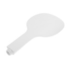 Набор душевых леек для стационарных смесителей ZEIN, квадратной формы, пластик, белый/хром - фото 23411753