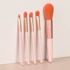 Набор кистей для макияжа «Мармеладка», 5 предметов, розовый - Фото 1