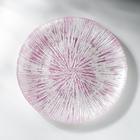 Тарелка «Аместист», d=21 см, цвет розовый - фото 9291590