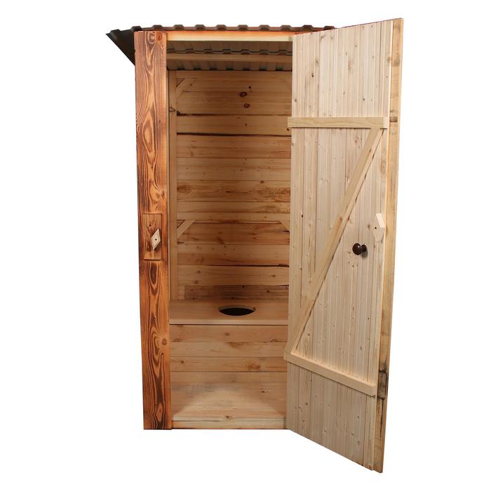 Туалет дачный, деревянный, 202 × 118 × 120 см, 3-го сорта, «МегаЭконом»