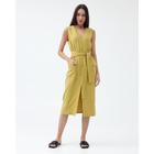 Платье- жилет женское MIST размер 46, цвет охра - фото 24360301