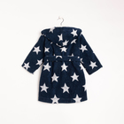 Халат махровый детский Крошка Я «Звездочки» размер 34, цвет синий, 100% хлопок 360 г/м2 - Фото 9