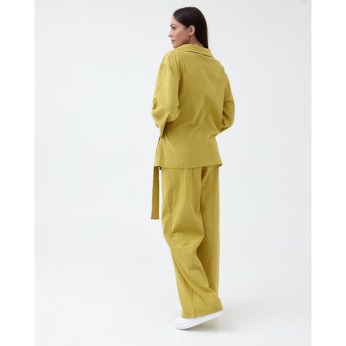 Костюм женский (жакет и брюки)  MIST р. 42, охра 50147