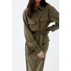 Платье женское MIST р. 46, хаки 7002886