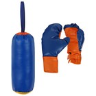 Набор для бокса детский №1 IDEAL: перчатки + груша, цвета МИКС - Фото 2