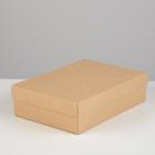 Коробка картонная без окна, крафт, 21 х 15 х 5 см, набор 5 шт. - фото 24983749