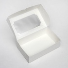 Коробка складная под зефир,белый, 25 х 15 х 7 см, набор 5 шт. - фото 34340118