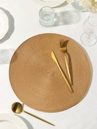 Салфетка сервировочная на стол Доляна «Лофт», d=38 см, бежевая - Фото 3