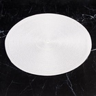 Салфетка сервировочная на стол Доляна «Лофт», d=38 см, белая - Фото 2