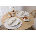 Салфетка сервировочная на стол Доляна «Лофт», d=38 см, белая - Фото 5