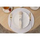 Салфетка сервировочная на стол Доляна «Лофт», d=38 см, белая - Фото 6