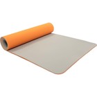 Коврик для йоги и фитнеса Bradex SF 0403, 183х61х0,6 см, TPE двухслойный, оранжевый - Фото 1