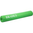 Коврик для йоги и фитнеса Bradex SF 0681, 173х61х0,4 см, зеленый - Фото 4