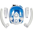 Полнолицевая маска для снорклинга Bradex, с двумя трубками, размер S - Фото 3