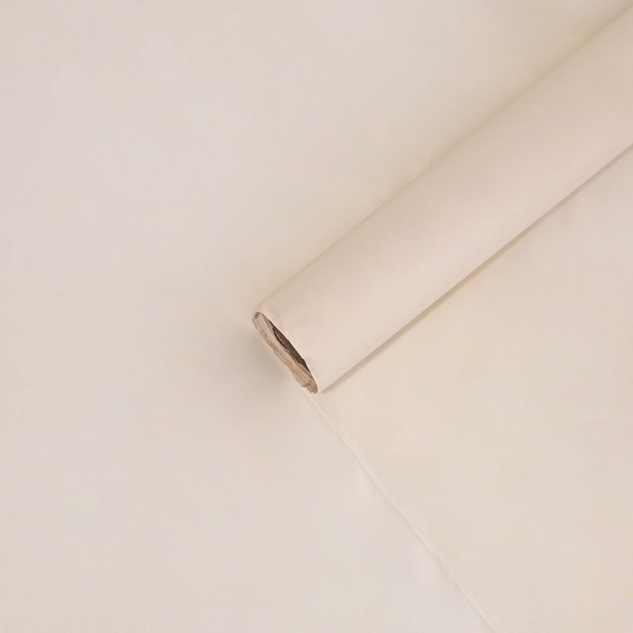 Плёнка для цветов упаковочная тишью влагостойкая «Капучино», 0.6 x 8 м, 30мкм - Фото 1