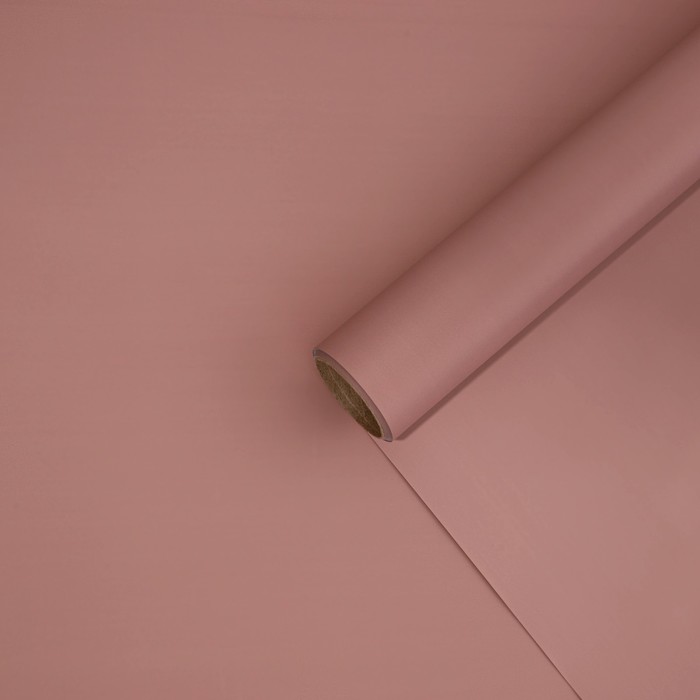 Плёнка для цветов упаковочная матовая «Чайная роза», 0.5 x 8 м, 55 мкм - Фото 1
