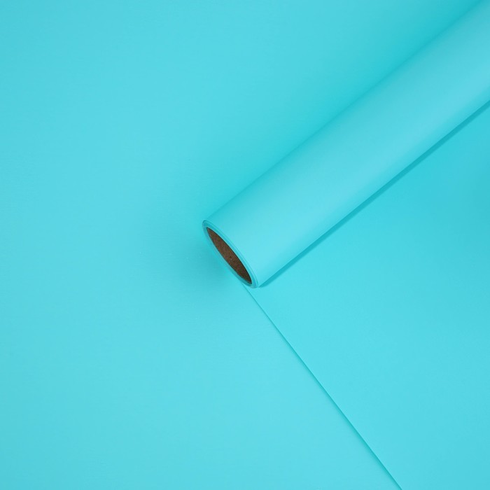 Плёнка для цветов упаковочная матовая «Тиффани», 0.5 x 8 м, 55 мкм - Фото 1