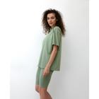 Футболка женская MINAKU REGULAR FIT: цвет оливковый, р-р 54 - фото 54720010