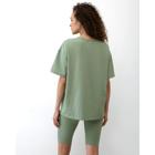 Футболка женская MINAKU REGULAR FIT: цвет оливковый, р-р 54 - фото 54720011