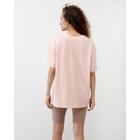 Футболка женская MINAKU OVERSIZE FIT: цвет персиковый, р-р 48 - Фото 4