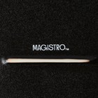 Блюдо фарфоровое для подачи Magistro Pietra lunare, 16×16 см, цвет чёрный - фото 4327412