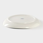 Десертная тарелка Magistro Ocean, d=17 см, фарфор, голубая - Фото 3