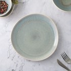 Тарелка фарфоровая обеденная Magistro Ocean, d=23 см, цвет голубой - Фото 1