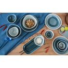 Блюдо фарфоровое для подачи Magistro Ocean, 20×13 см, цвет синий - Фото 9
