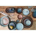 Тарелка Magistro Garland, d=22 см, фарфор, коричневая - Фото 6