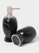 Аксессуары для ванной SAVANNA «Вуду», 3 предмета, мыльница, дозатор для мыла, стакан, чёрные - Фото 9