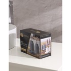 Набор аксессуаров для ванной комнаты SAVANNA «Глянец», 3 предмета (мыльница, дозатор для мыла 350 мл, стакан), цвет кофейный - фото 6431837