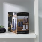 Набор аксессуаров для ванной комнаты SAVANNA «Глянец», 3 предмета (мыльница, дозатор для мыла, стакан), цвет белый - фото 8673116