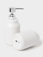 Аксессуары для ванной SAVANNA «Глянец», 3 предмета, мыльница, дозатор для мыла, стакан, белые - Фото 9