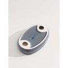 Набор аксессуаров для ванной комнаты SAVANNA «Глянец», 3 предмета (мыльница, дозатор для мыла 350 мл, стакан), цвет серый - фото 24364953