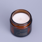 Ароматическая свеча в банке Mandarin gingerbread, соевый воск, 50 г, мандарин, пряник - Фото 4