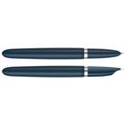 Ручка перьевая Parker 51 Core Midnight Blue CT F, корпус из нержавеющей стали/пластик, чёрные чернила - фото 295214286