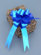 Подарочный бант - шар № 3 перламутровый, три цвета, для упаковки подарков - Фото 2