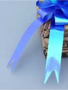 Подарочный бант - шар № 3 перламутровый, три цвета, для упаковки подарков - Фото 4