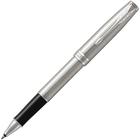Ручка-роллер Parker Sonnet Core T526 Stainless Steel CT F 0.5 мм, корпус из нержавеющей стали, чёрные чернила - Фото 3