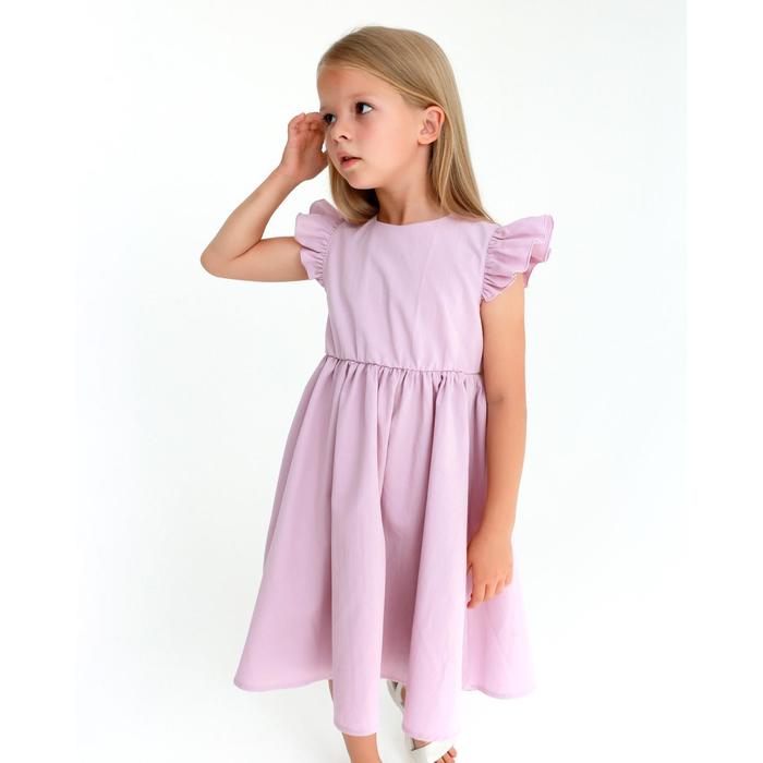Платье детское KAFTAN "Бант", р. 30 (98-104), лиловый - фото 1892566857