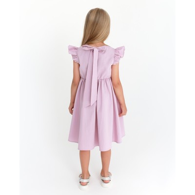 Платье для девочки KAFTAN «Бант», лиловое, размер 32 (110-116 см)