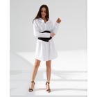 Рубашка удлиненная MIST, размер 48, белая  (артикул 6709802)  большой выбор товаров оптом и в розницу по низким ценам с доставкой