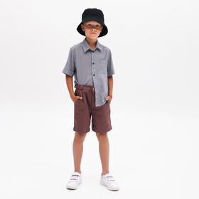 Шорты для мальчика MINAKU: Casual collection KIDS, цвет шоколадный, рост 128 см 6535057