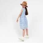 Сарафан для девочки MINAKU цвет голубой, р-р 104 - фото 26598861