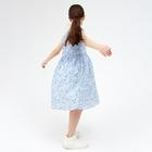 Сарафан для девочки MINAKU цвет голубой, р-р 116 - фото 26598876