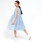 Сарафан для девочки MINAKU цвет голубой, р-р 116 - фото 26598877