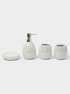 Аксессуары для ванной Pearl, 4 предмета: мыльница, дозатор для мыла 400 мл, 2 стакана - Фото 2