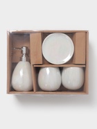 Аксессуары для ванной Pearl, 4 предмета: мыльница, дозатор для мыла 400 мл, 2 стакана - Фото 8