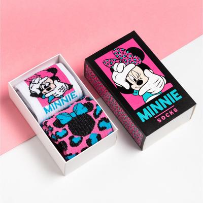 Набор носков Minnie «Минни Маус», 2 пары, 23-25 см