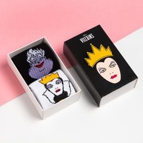 Набор носков "Villains", Disney, 2 пары, 20-22 см 6854827